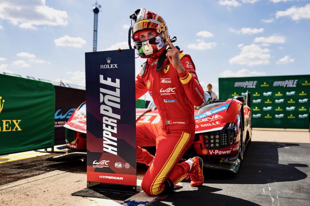 WEC – La Ferrari torna in pole al COTA. Prima fila Aston Martin in GT